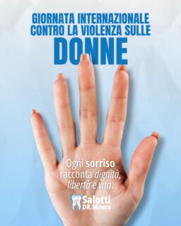 💙 25 Novembre – Giornata Internazionale contro la Violenza sulle Donne

Oggi celebriamo il coraggio, la forza e il sorriso delle donne.
Un sorriso che non dovrebbe mai essere spento da paura, dolore o silenzio.

Ogni sorriso racconta dignità, libertà e vita.
Sosteniamo insieme il diritto di ogni donna a sorridere senza paura. 💪💐

#25novembre #stopviolenzasulledonne #rispettoeempatia #sorrisodonna #libertà #dottorsalotti