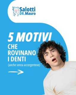🦷A volte sono i piccoli gesti quotidiani a danneggiare i nostri denti.
Scopri nel carosello come proteggere il tuo sorriso.

#abitudinisane #denti #prevenzione